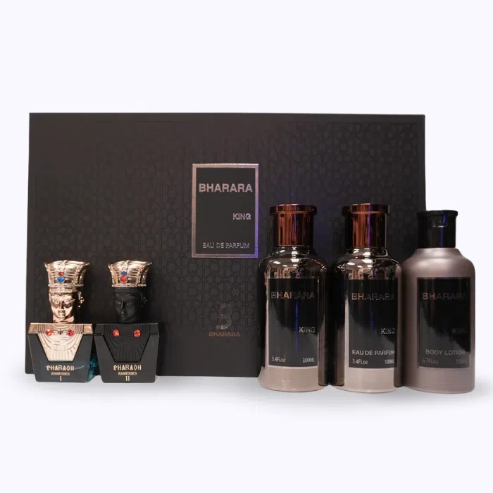 Set Bharara King 430 ml EDP Hombre (5 Piezas)